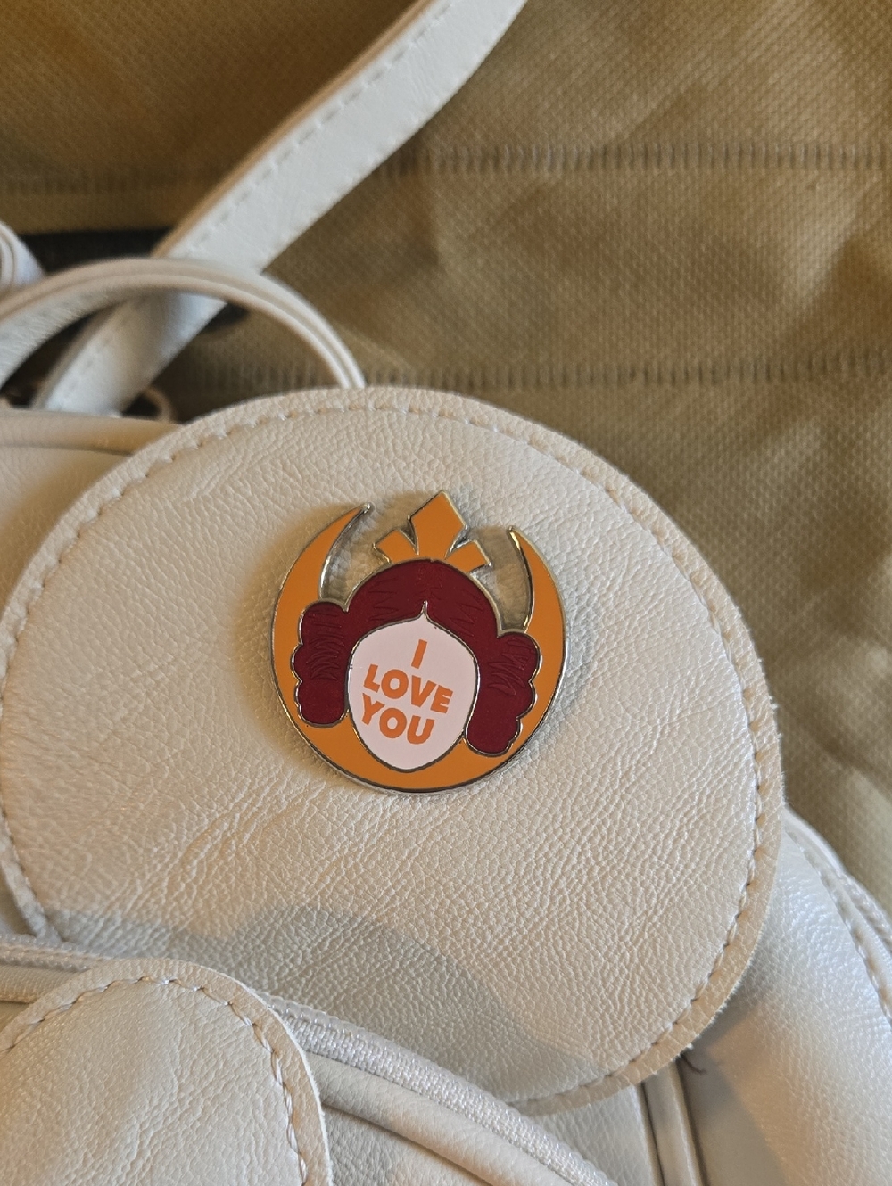 Mickey Ears Back Pack With Star Wars Pin - Picture 2 of 10